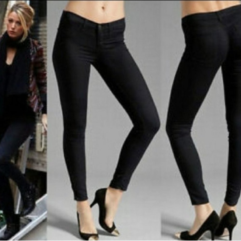 J Brand Super Skinny Pitch Low Rise Leggings - size 26